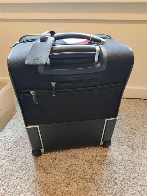 mont blanc travel bag replica|mont blanc carry on luggage.